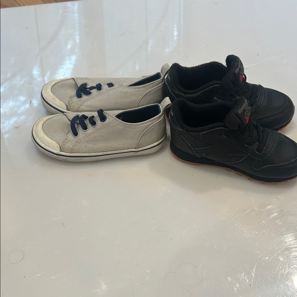 Reebok Black and Brown Sneakers